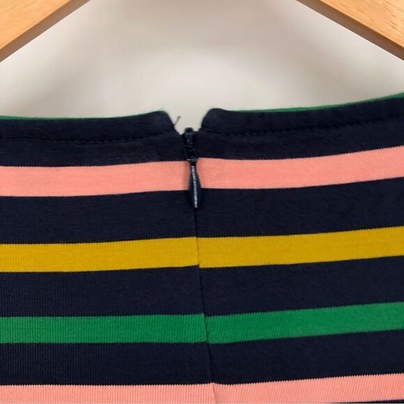 J. Crew Dress Womens 0 Striped Long Sleeve Multicolor Midi Colorful Teacher Work - Picture 11 of 15